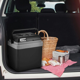 Автохолодильник COOLFORT CF-0233,  25л,  черный и серый