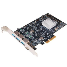 Controller ST-Lab, PCI-E x1, U-1850, DUAL CORE, 3xUSB3.1 A +1xUSB3.1 C , Ret