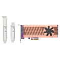 Адаптер QNAP QM2-2P-344A 2xM.2 22110\2280 PCIe Gen3 x4 NVMe SSD, Low-profile and Full-height brackets incl