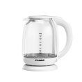 Чайник электрический Hyundai HYK-S3808 1.7л. 2200Вт белый корпус: стекло