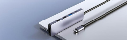 NETAC USB-концентратор Netac Hub WF13, Type-C to USB3.0+USB2.0*2+100W PD+HDMI repl. NT08WF13-30GR WF13GYCN
