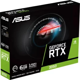 Видеокарта Asus PCI-E 4.0 RTX3050-O6G-LP-BRK NVIDIA GeForce RTX 3050 6Gb 96bit GDDR6 1507/14000 DVIx1 HDMIx1 DPx1 HDCP Ret low profile