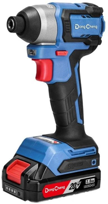 Ударный гайковерт DONGCHENG DCPL165, 2Ач,  с одним аккумулятором [dcpl165(type adm)]