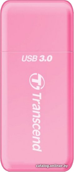 Устройство чтения/записи флеш карт Transcend RDF5, SD/microSD, USB 3.0, Розовый