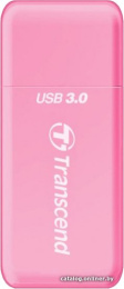 Устройство чтения/записи флеш карт Transcend RDF5, SD/microSD, USB 3.0, Розовый