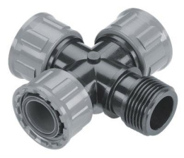Крестовина Gardena PRO Д.вх.1" Д.вых.1" [02750-20.000.00]