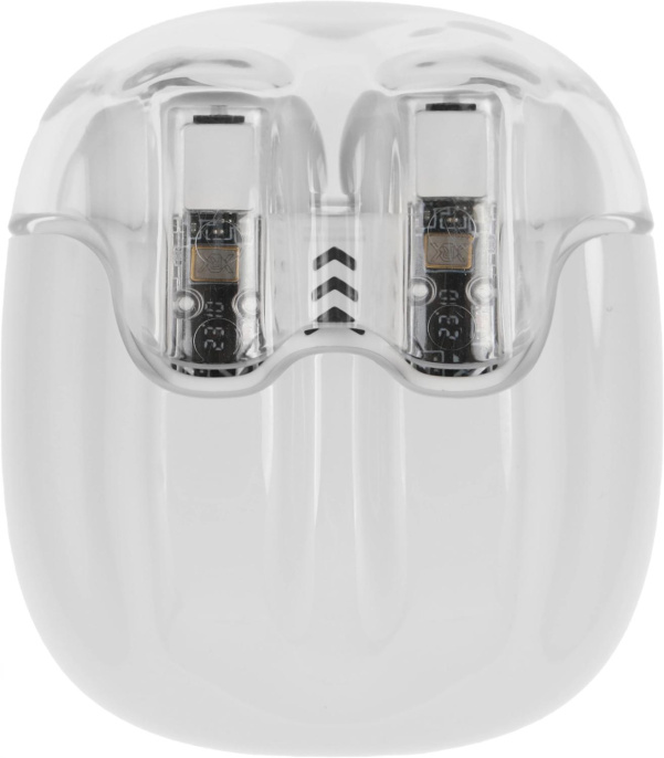 Гарнитура вкладыши Deppa Air Crystal белый беспроводные bluetooth в ушной раковине 44162