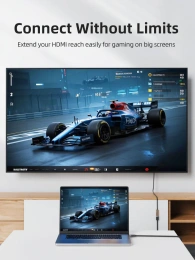 Удлинительный кабель CABLETIME CH25L (CT-HDMF4K-AG2) 2 м, черный, 4K60Hz HDMI