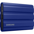 Внешний накопитель SSD Samsung External SSD T7 Shield, 2TB, Type C-to-C/A, USB 3.2 Gen2, R/W 1050/1000MB/s, IP65, 88x59x13mm, 98g, Blue 12 мес. (MU-PE2T0R/WW)