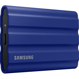 Внешний накопитель SSD Samsung External SSD T7 Shield, 2TB, Type C-to-C/A, USB 3.2 Gen2, R/W 1050/1000MB/s, IP65, 88x59x13mm, 98g, Blue 12 мес. (MU-PE2T0R/WW)
