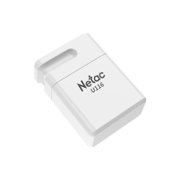 Флешка USB NETAC U116 16ГБ, USB2.0, белый [nt03u116n-016g-20wh]