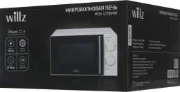 Микроволновая Печь Willz MOS-1706MW 17л. 700Вт белый (5500061)