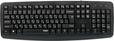 Клавиатура проводная RAPOO NK2600, цвет - черный 12558