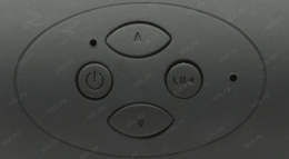 Колонка порт. Hyundai H-PAC100 черный 3W 1.0 BT/3.5Jack/USB