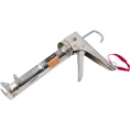 Пистолет для герметиков ZOLDER Люкс оцинкованный, полукорпусный, зубчатый шток 1/24 С803