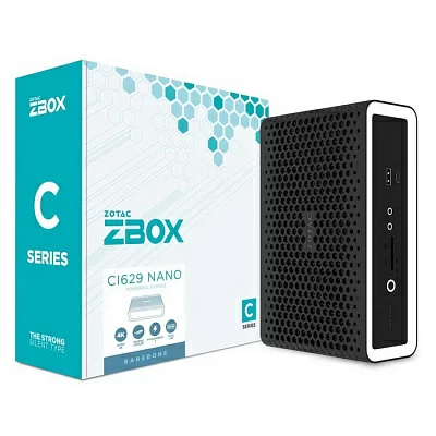 ZOTAC ZBOX CI629 NANO,Intel Core-i3-1315U,2x DDR5 SODIMM, 2.5   SATA 6.0 Bay,2x GLAN,wifi,bt,DP/HDMI EU+UK PLUG, passive cooling
