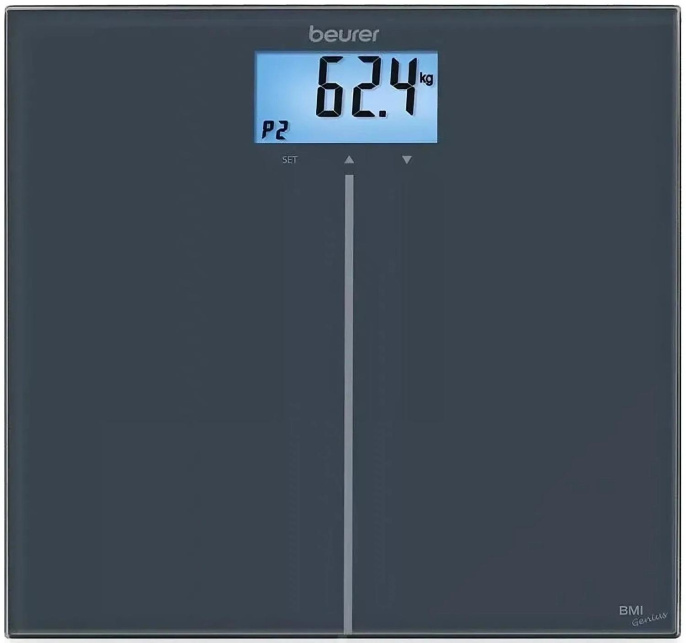 Весы напольные электронные Beurer GS280 BMI макс.180кг черный