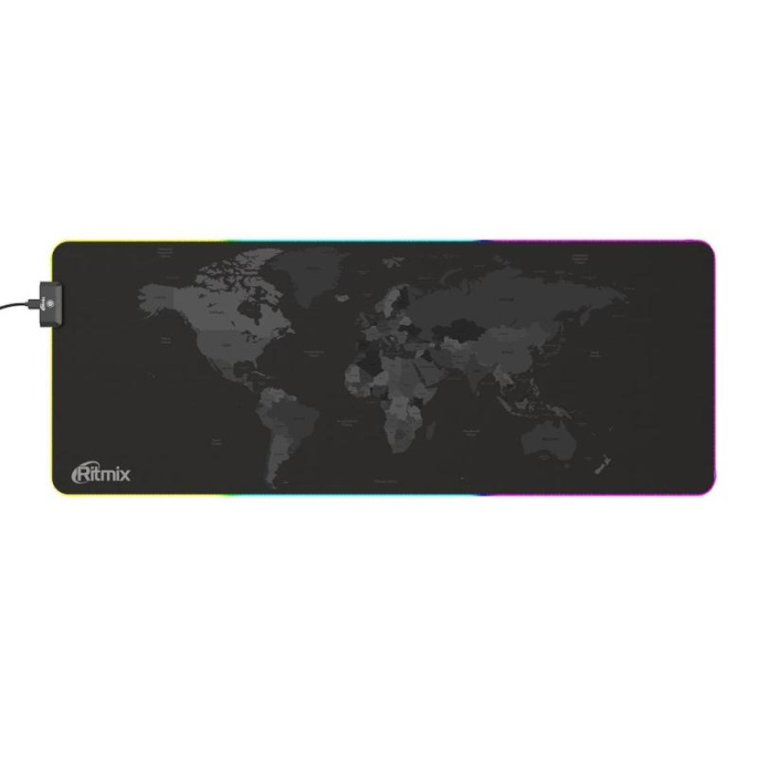 Коврик для мыши Ritmix MPD-180 (L) рисунок/черный, ткань, 800х300х3мм [80001679]