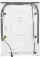 Стиральная машина узкая HAIER HW70-BP12959BE, с фронтальной загрузкой, 7кг, 1200об/мин, с паром, инверторная