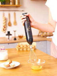 Блендер Scarlett Золотая коллекция SC-HB42M45,  погружной,  черный/золотистый