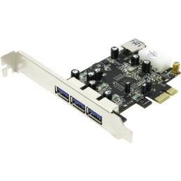 Контроллер USB 3.0 STLab U-750 RTL PCI-Ex1, USB3.0, 3 port-ext, 1 port-int