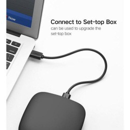 Кабель UGREEN US102 (10311) USB 2.0 A Male to A Male Cable. Длина 2 м. Цвет: черный