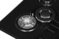 Газовая варочная поверхность Vitek VGH 6410W MBK черный матовый