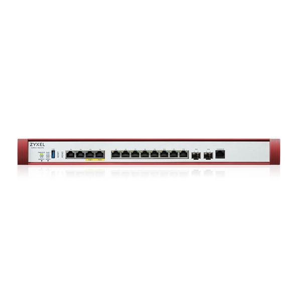Межсетевой экран Zyxel USG FLEX 700H с подпиской Gold на 1 год AV, CF, IDP/DPI, Sandboxing, SecuReporter, Secure Wi-Fi, 520 AP , Rack, 2xSFP+ LAN/WAN , 2xRJ-45: 1/2.5/5/10G PoE+ LAN/WAN , 2xRJ-45: (USGFLEX700H-EUCI02F)
