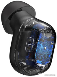 Наушники Baseus NGTW370201 Bowie WM02 True Wireless Earphones Black Overseas Edition беспроводные, внутриканальные, Bluetooth 5.3, радиус действия: 10 м, границы частотного диапазона: 20-20000 Гц, емкость