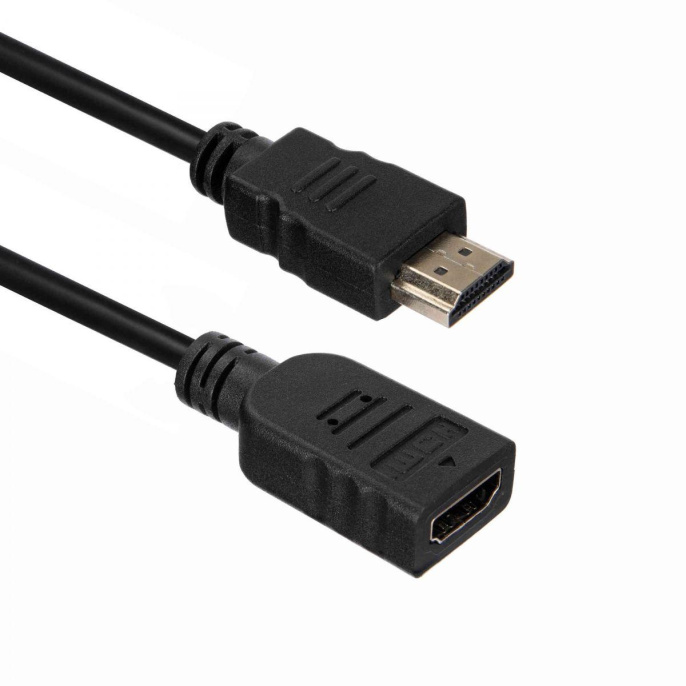 Кабель ACD-DHHF1-30B |ACD-DHHF1-30B| HDMI 1.4, Golden Plated,19m/19f, HDMI extension, Черный, 3м |ACD-DHHF1-30B| 742286