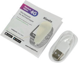 Смарт-часы Кнопка Жизни Маруся IQ 4G 1.44" IPS корп.розовый рем.розовый разм.брасл.:M 8108801