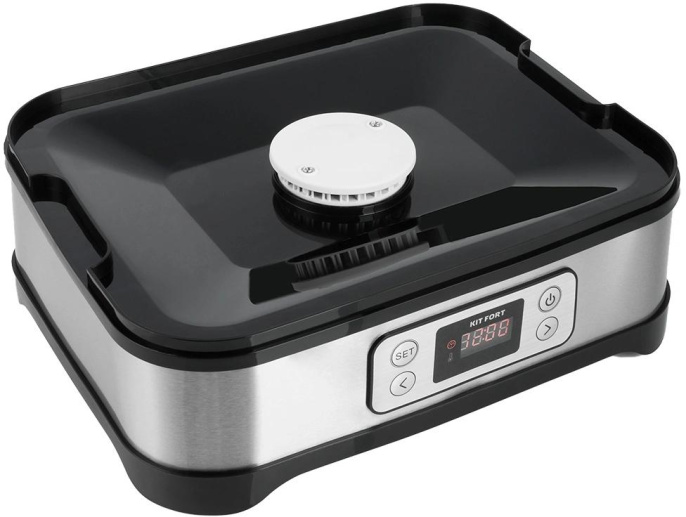 Сушилка для овощей и фруктов KITFORT КТ-1903,  черный,  5 поддонов