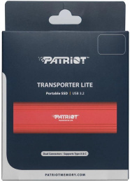 Накопитель SSD Patriot USB-C 512GB PTPL512GPEC Lite Transporter красный