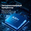 Телевизор LED Vitek 32" VT-32HBS310 Google TV Frameless черный HD 60Hz DVB-T DVB-T2 DVB-C DVB-S DVB-S2 USB WiFi Smart TV