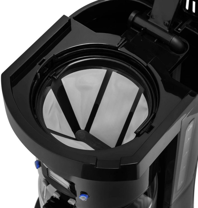 Кофеварка капельная Kitfort КТ-7630 950Вт черный/нержавеющая сталь
