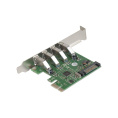 Контроллер ExeGate EXE-314 (PCI-E x1 v2.0, 4*USB3.0 ext., разъем доп.питания SATA 15pin, VIA Labs Chipset VL805) EX283716RUS