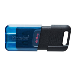 Kingston USB Drive 64GB DataTraveler 80M OTG USB Type-C USB 3.2 черный [DT80M/64GB]
