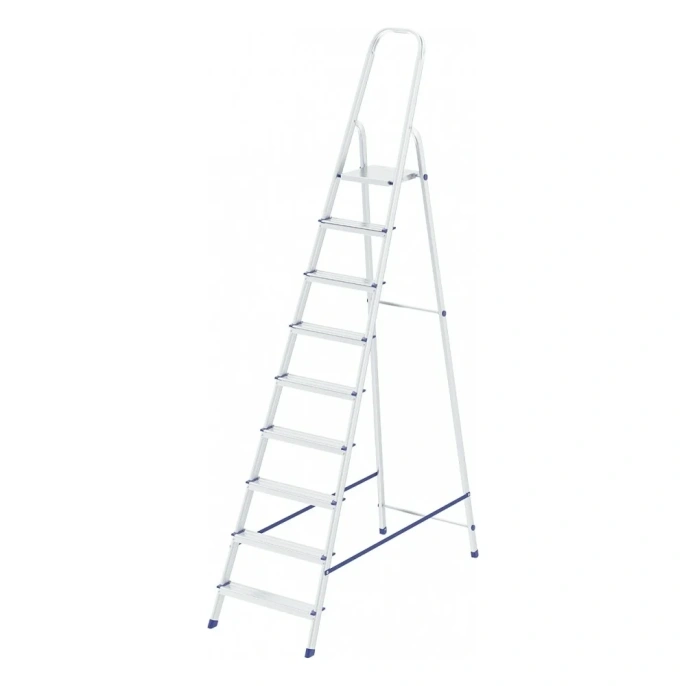 Алюминиевая стремянка РемоКолор, 9 ступеней 63-0-009