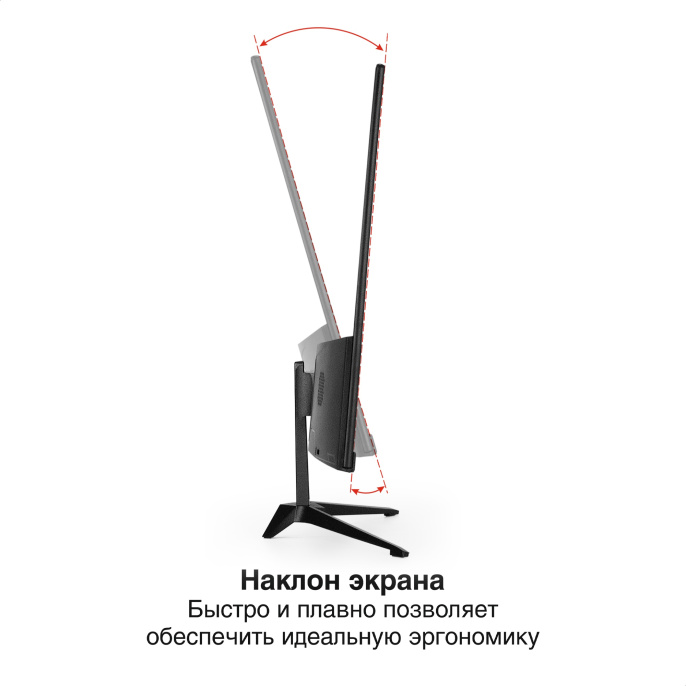 Монитор с аудио 23.8" 100 Гц ExeGate ProSmart EH2400A (VA LED Grade A+, FHD, 1920x1080@100Гц, 16:9, 250cd/m2, 4000:1, 178°/178°, 5ms, audio-out, Speakers, D-Sub, HDMI, FreeSync, Low Blue Light, кабель HDMI 1.5м, VESA, регулировка наклона (tilt), черный) E