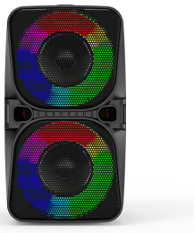 Колонка портативная Digma D-PS1505, 20Вт, черный [sp1505b]