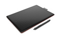 Графический планшет Wacom One by USB черный/красный