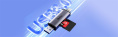 Картридер Netac WK13 WK13GYCN USB3.2 SD, SDHC, SDXC, microSD, microSDHC, microSDXC, USB Type-A/USB Type-С, Серебристый