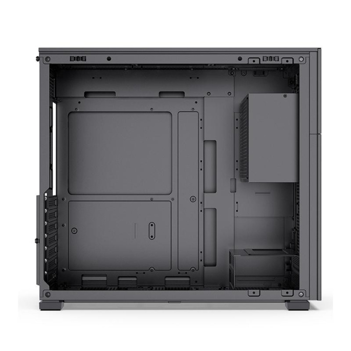Корпус без блока питания Case JONSBO D41 STD, Midi-Tower, TG, no fan, 1xUSB-A 3.2 + 1xUSB-C 3.2, ATX, mATX Black (D41 STD Black)