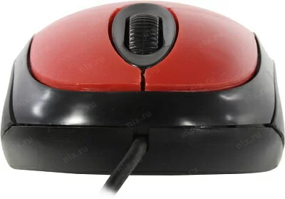 Манипулятор CBR Optical Mouse CM-102 Red (RTL) USB 3but+Roll