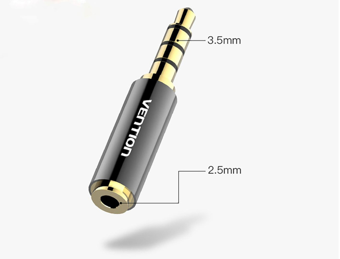 Переходник Vention Jack 2.5 mm F/3.5mm M (BFBB0)