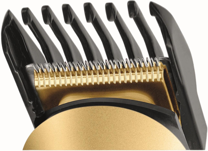 Триммер Rowenta TN9118F0 черный/золотистый насадок в компл:9шт