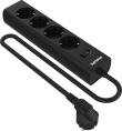 Сетевой фильтр Philips CHP2145BB/51, 3м, черный