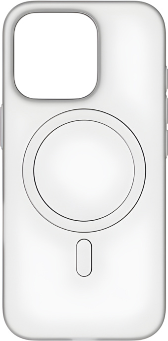 Чехол для смартфона Momax CaseForm Lite для iPhone 16 Pro Белый MTAP24MW совместимость с MagSafe, толщина: 0.6 мм, матовое покрытие корпуса, материал: TPU + PC