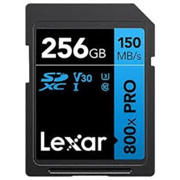 Флеш карта SD 256GB Lexar Professional 800x PRO SDXC UHS-I U3 V30 C10, 150/45 Mb/s LSD0800P256G-BNNNG