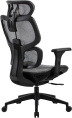 Кресло Cactus Cs-Mc555 черный/серый сетка с подголов. крестов. пластик пластик черный